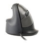 R-Go Tools Ratón R-Go HE Ergonómico para Zurdo, Grande, Negro/Plata