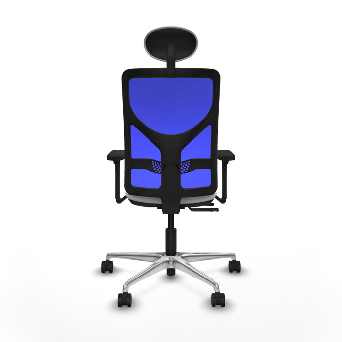 PIQUERAS Y CRESPO Silla de oficina Motilla con mecanismo Sincro/Traslack, Azul y Blanco PIQUERAS Y CRESPO Silla de oficina Motilla con mecanismo Sincro/Traslack, Azul y Blanco