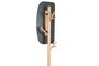 DKD Home Decor Perchero Scandi Negro Natural Madera Metal 33 x 185 x 33 cm
