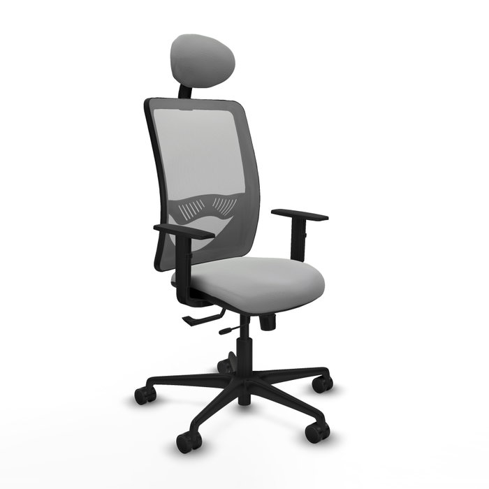 PIQUERAS Y CRESPO Silla de oficina Zulema Gris con Mecanismo Sincro/Traslack PIQUERAS Y CRESPO Silla de oficina Zulema Gris con Mecanismo Sincro/Traslack