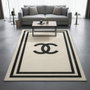 Conceptum Hmnt754 Alfombra 140 x 220 cm Beige y Negro