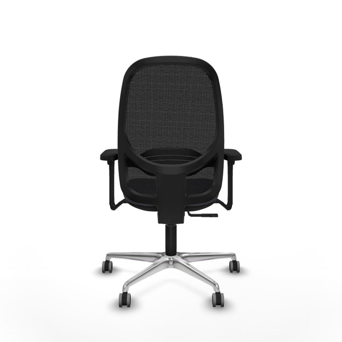 PIQUERAS Y CRESPO Silla de oficina Cilanco con mecanismo Sincro, Gris oscuro y Negro