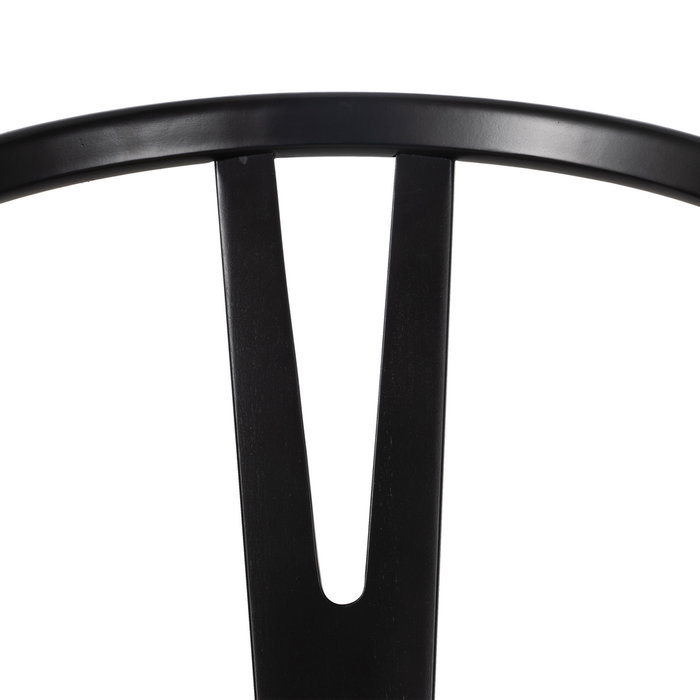 Silla Negro Madera / Fibra Salón 55 X 55 X 77 cm (Set de 2)