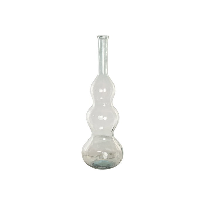 DKD Home Decor Jarrón de Cristal Reciclado Transparente 33x33x100 cm DKD Home Decor Jarrón de Cristal Reciclado Transparente 33x33x100 cm