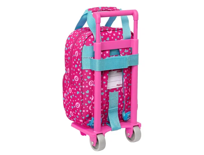 Safta Mochila con Carro Pin y Pon Rosa y Azul Safta Mochila con Carro Pin y Pon Rosa y Azul