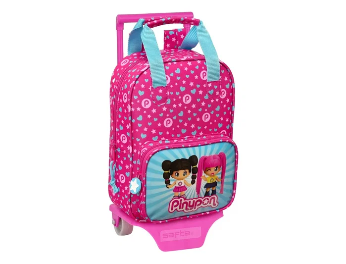 Safta Mochila con Carro Pin y Pon Rosa y Azul Safta Mochila con Carro Pin y Pon Rosa y Azul