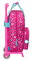 Safta Mochila Escolar 765+carro 805 Pinypon Infantil 20x28x8cm Rosa y Azul
