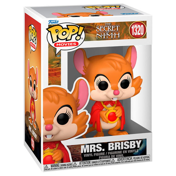 Funko Figura POP! Movies Mrs. Brisby de NIMH, el mundo secreto de la señora Brisby
