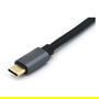 EQUIP Cable USB-C 128354 a USB-C 3.2 Gen 2, 1m, 100W PD, 4K 60Hz, Negro
