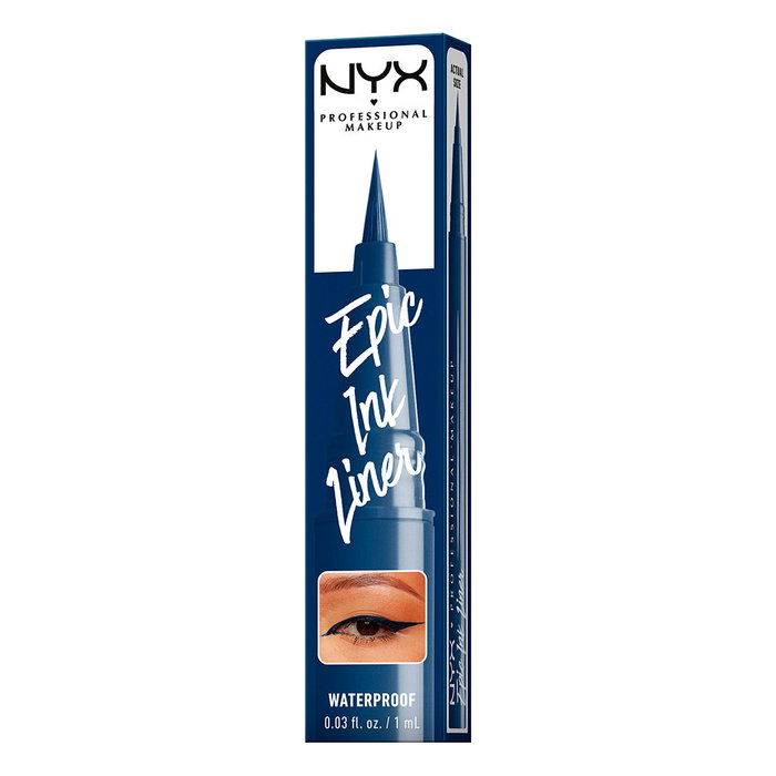 NYX Professional Make Up Epic Ink Liner Eyeliner Waterproof de Larga Duración #10-Mid(night) Rise 1 ml NYX Professional Make Up Epic Ink Liner Eyeliner Waterproof de Larga Duración #10-Mid(night) Rise 1 ml