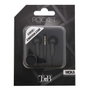 TNB Auriculares POCKET Jack con cable negro