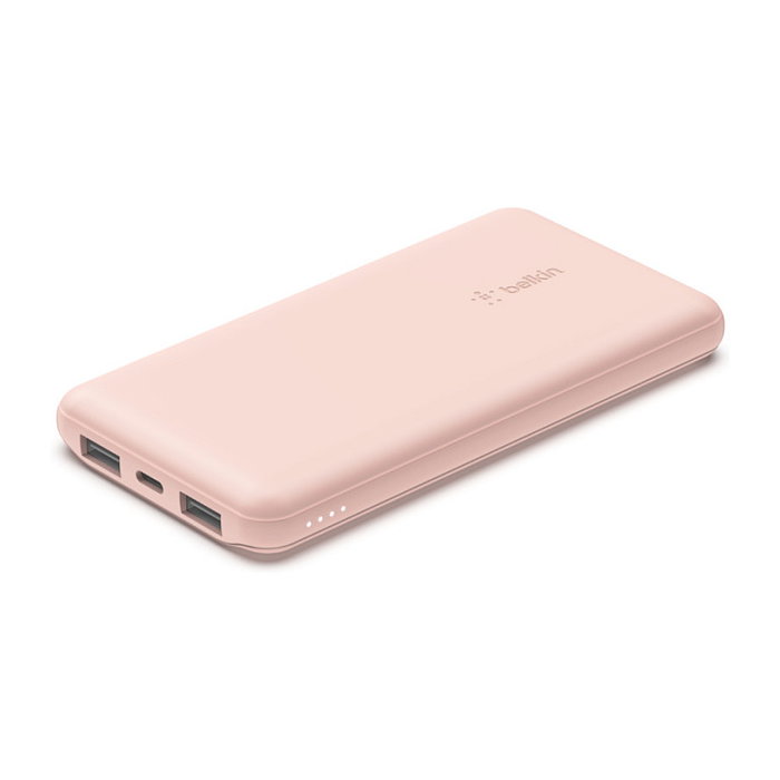 Belkin BOOST CHARGE Powerbank 10.000mAh 12W USB-A y USB-C Rosa Belkin BOOST CHARGE Powerbank 10.000mAh 12W USB-A y USB-C Rosa