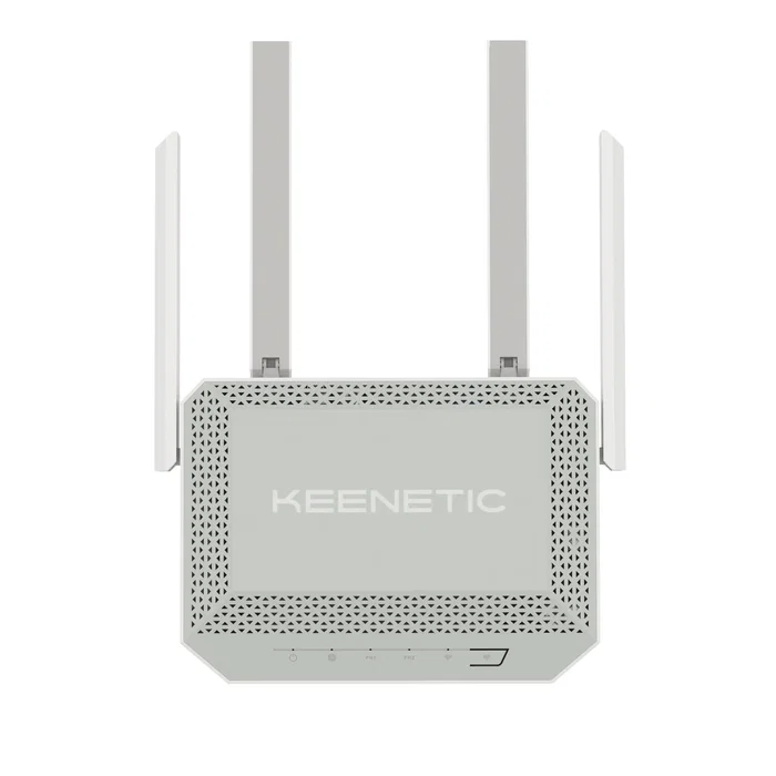 Keenetic Titan KN-1812 Router Wi-Fi 7 BE7200 Mesh, 10G/2.5G/1G LAN, 4 Antenas, USB 3.2, Control Parental, Blanco
