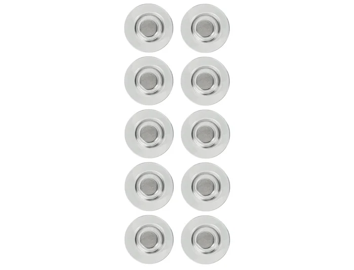 NOBO Imanes para Pizarras de Cristal Transparentes 32 mm, 10 Unidades