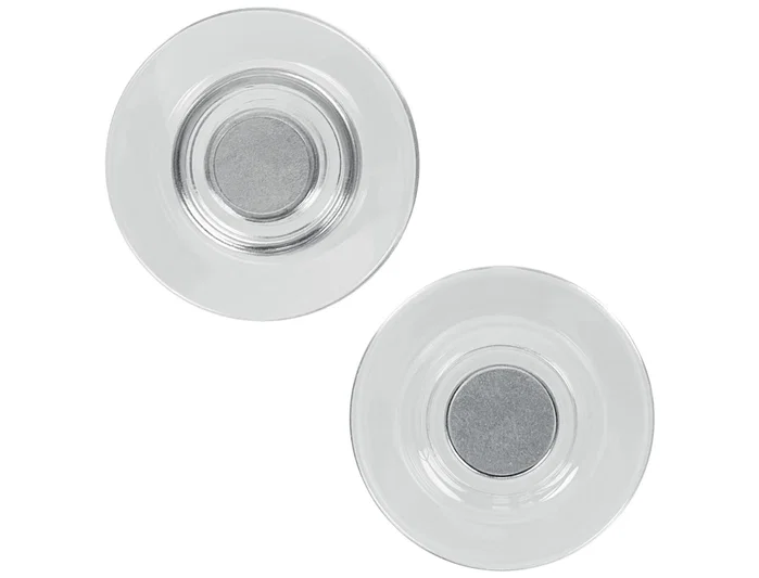 NOBO Imanes para Pizarras de Cristal Transparentes 32 mm, 10 Unidades