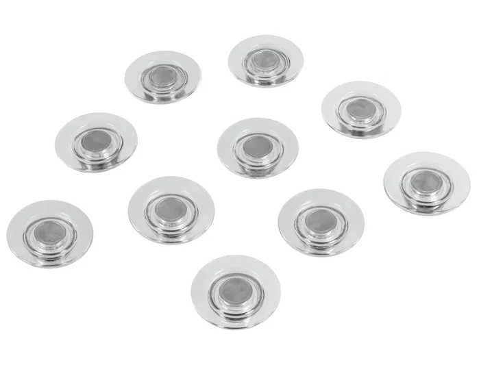 NOBO Imanes para Pizarras de Cristal Transparentes 32 mm, 10 Unidades