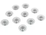 NOBO Imanes para Pizarras de Cristal Transparentes 32 mm, 10 Unidades