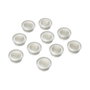 NOBO Imanes para Pizarras de Cristal Transparentes 32 mm, 10 Unidades