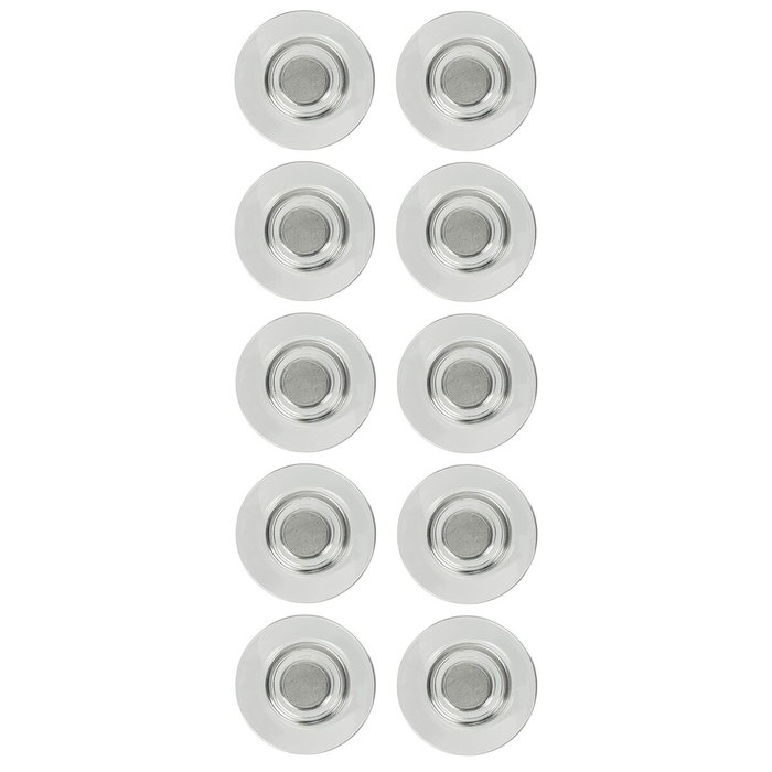 NOBO Imanes para Pizarras de Cristal Transparentes 32 mm, 10 Unidades