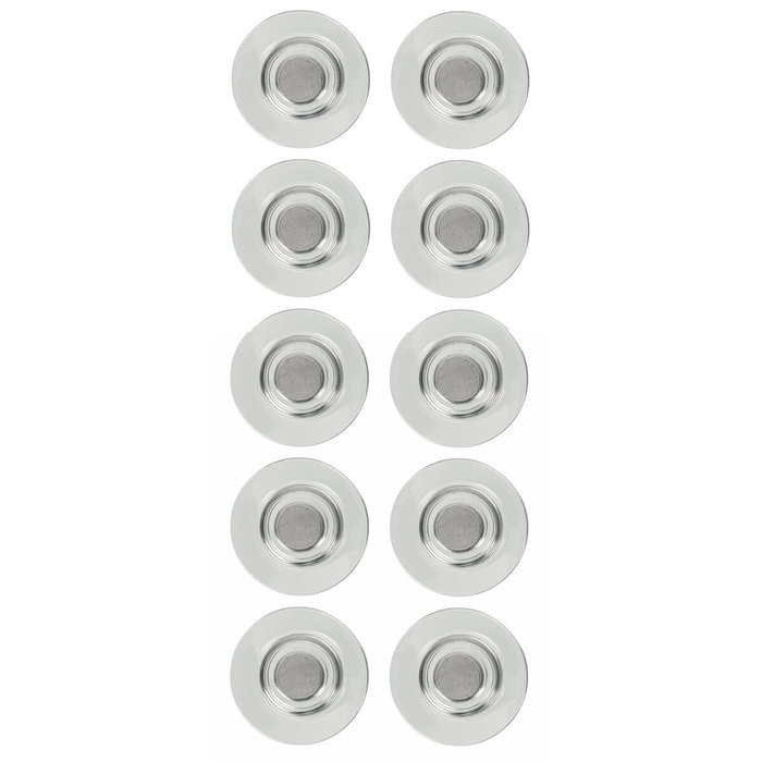 NOBO Imanes para Pizarras de Cristal Transparentes 32 mm, 10 Unidades