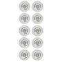 NOBO Imanes para Pizarras de Cristal Transparentes 32 mm, 10 Unidades