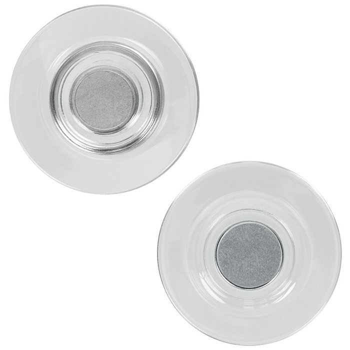 NOBO Imanes para Pizarras de Cristal Transparentes 32 mm, 10 Unidades