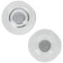 NOBO Imanes para Pizarras de Cristal Transparentes 32 mm, 10 Unidades