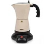 Princess 249431 Cafetera Italiana Eléctrica Beige 6 Tazas