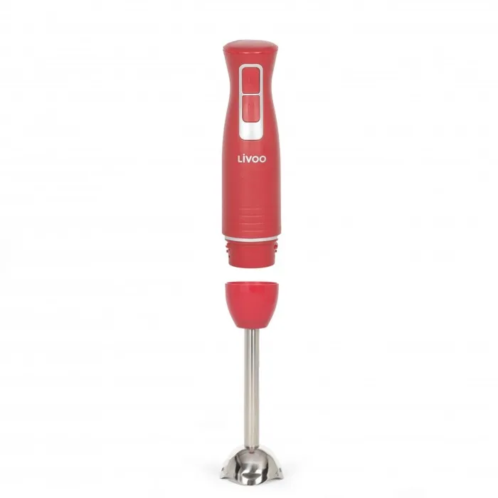 Livoo Licuadora de mano DOP245R con bol - Rojo chili Livoo Licuadora de mano DOP245R con bol - Rojo chili