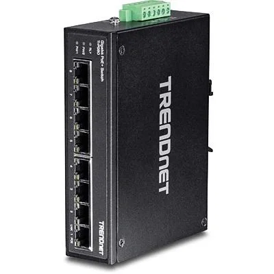 TRENDnet TI-PG80 Switch Industrial Gigabit PoE+ de 8 Puertos, Riel DIN TRENDnet TI-PG80 Switch Industrial Gigabit PoE+ de 8 Puertos, Riel DIN