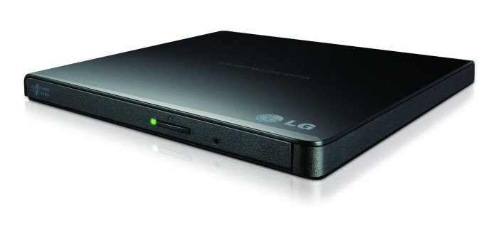 LG GP57EB40.AHLE10B Grabadora de DVD Externa Slim Portátil M-DISC Negro