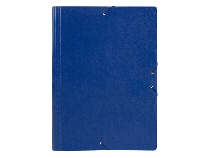 Liderpapel Carpeta Planos A3 N 12 Cartón Gofrado Sencilla Gomas UVI Azul