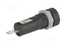 Stelvio Kontek Portafusibles 5x20mm 10A Negro