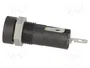 Stelvio Kontek Portafusibles 5x20mm 10A Negro