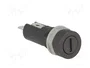 Stelvio Kontek Portafusibles 5x20mm 10A Negro
