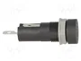 Stelvio Kontek Portafusibles 5x20mm 10A Negro