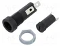 Stelvio Kontek Portafusibles 5x20mm 10A Negro