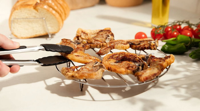 Inde - Rejilla Redonda para Airfryer, Acero Inoxidable, Diámetro 17.5 cm (36 Unidades) Inde - Rejilla Redonda para Airfryer, Acero Inoxidable, Diámetro 17.5 cm (36 Unidades)