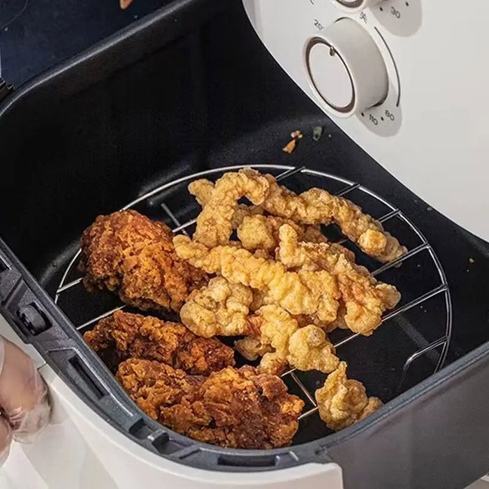 Inde - Rejilla Redonda para Airfryer, Acero Inoxidable, Diámetro 17.5 cm (36 Unidades) Inde - Rejilla Redonda para Airfryer, Acero Inoxidable, Diámetro 17.5 cm (36 Unidades)