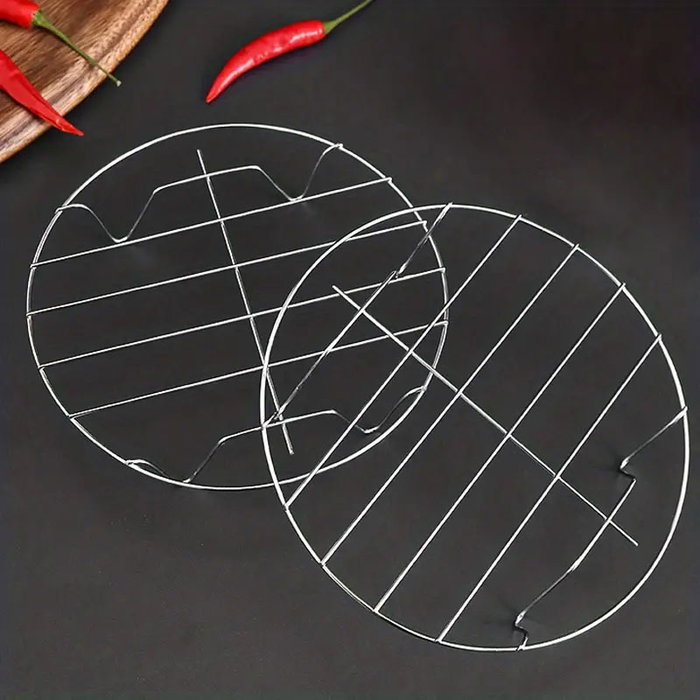 Inde - Rejilla Redonda para Airfryer, Acero Inoxidable, Diámetro 17.5 cm (36 Unidades) Inde - Rejilla Redonda para Airfryer, Acero Inoxidable, Diámetro 17.5 cm (36 Unidades)