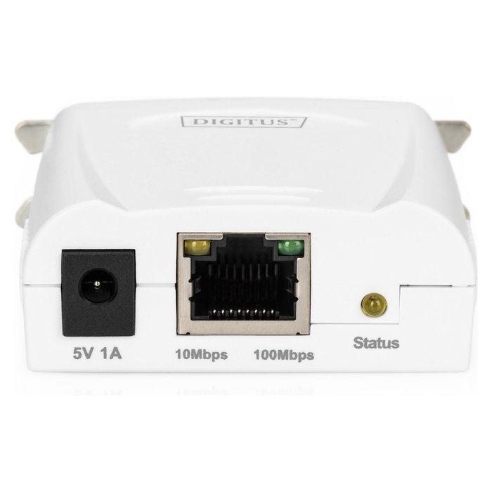 Digitus Servidor de Impresora Fast Ethernet Paralelo Blanco 10/100 Mbps Puerto Paralelo RJ45 Digitus Servidor de Impresora Fast Ethernet Paralelo Blanco 10/100 Mbps Puerto Paralelo RJ45