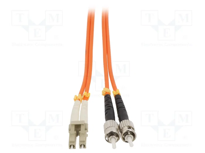 QOLTEC Cable de conexión de fibra óptica OM2 LC/UPC-ST/UPC 3m