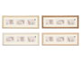 Giftdecor Marco Canto 3 Fotos Horizontal Surtidos 20 x 58 x 3 cm Blanco Crema Marron Rosa (Set de 12)