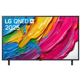 LG 50QNED80A6A Smart TV QNED 50" 4K 60Hz con Procesador a7 Gen8, HDMI x3, USB x2, WiFi, webOS25 Negro