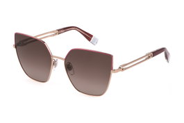 Furla SFU690-580SHP Gafas de sol Rosa/Marrón