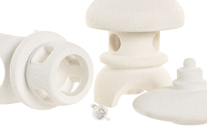 DKD Home Decor Decoración Luminosa LED Pagoda Blanca Surtida DKD Home Decor Decoración Luminosa LED Pagoda Blanca Surtida