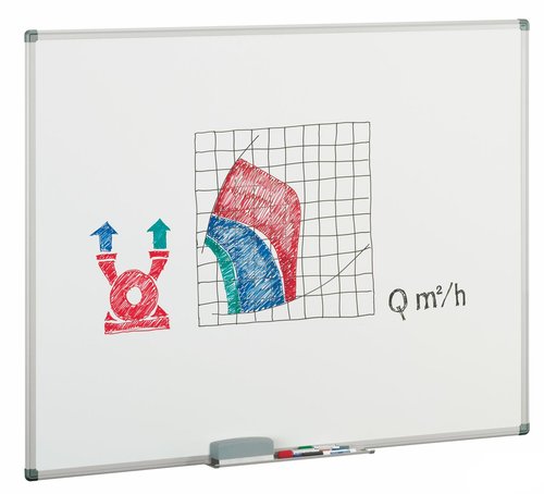 Pizarra Blanca Faibo Estratificada Marco Aluminio 122X200 Cm Con Cajetin De 40 Cm Pizarra Blanca Faibo Estratificada Marco Aluminio 122X200 Cm Con Cajetin De 40 Cm