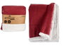 Giftdecor Manta Coral y Sherpa 130x170 cm Rosa Fuerte (Set de 6)