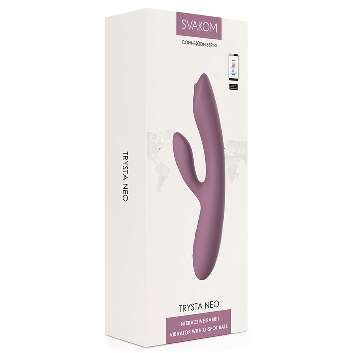 Vibrador Doble Estimulación Svakom Lila