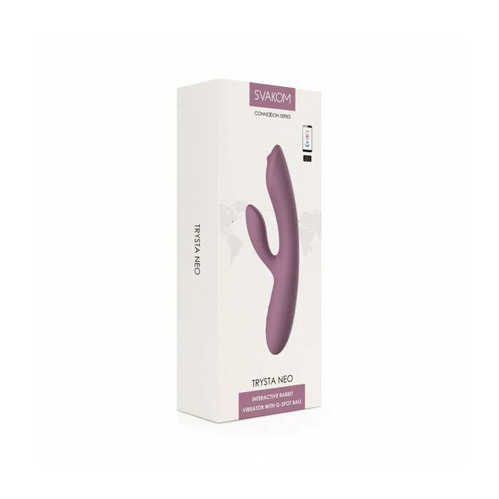 Vibrador Doble Estimulación Svakom Lila